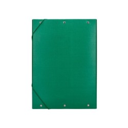 Carpeta proyectos liderpapel folio lomo 90mm carton forrado verde