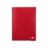 Carpeta proyectos liderpapel folio lomo 50mm carton forradoroja