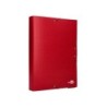 Carpeta proyectos liderpapel folio lomo 50mm carton forradoroja