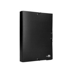 Carpeta proyectos liderpapel folio lomo 50mm carton forradonegra