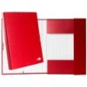 Carpeta proyectos liderpapel folio lomo 30mm carton forrado roja