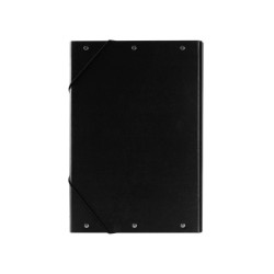 Carpeta proyectos liderpapel folio lomo 30mm carton forrado negra