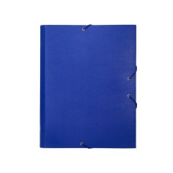Carpeta clasificadora liderpapel 12 departamentos folio prolongado carton forrado azul