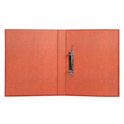 Carpeta de 2 anillas 25mm mixtas liderpapel folio carton cuero forrado compresor plastico