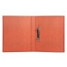 Carpeta de 2 anillas 25mm mixtas liderpapel folio carton cuero forrado compresor plastico