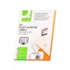 Etiqueta adhesiva q-connect kf10638 tamaño 52,5x21,2 mm fotocopiadora laser ink-jet caja con 100 hojas din a4