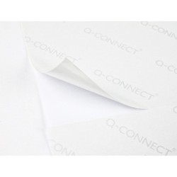 Etiqueta adhesiva q-connect kf10638 tamaño 52,5x21,2 mm fotocopiadora laser ink-jet caja con 100 hojas din a4
