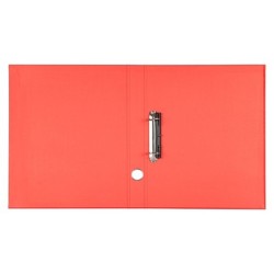 Modulo liderpapel 4 archivadores folio 2 anillas mixtas 25mm rojo