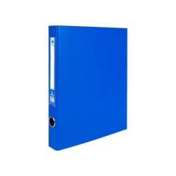 Modulo liderpapel 4 archivadores folio 2 anillas mixtas 25mm azul