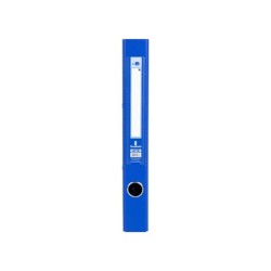 Modulo liderpapel 4 archivadores folio 2 anillas mixtas 25mm azul