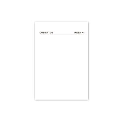 Talonario liderpapel camarero mesa octavo original y copia 231 papel autocopiante