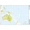 Mapa mudo color din a4 oceania fisico