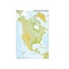 Mapa mudo color din a4 america del norte fisico