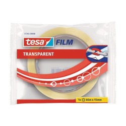 Cinta adhesiva tesa practic 66 mt x 15 mm