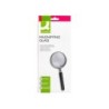Lupa q-connect cristal aro metalico mango plastico negro 90 mm