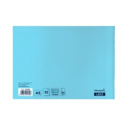 Libreta liderpapel smart a5 apaisado 32h 60g/m2 cuadro 4mmcon margen