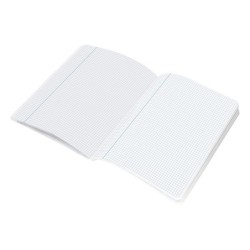 Libreta liderpapel smart a4 32 hojas 60g/m2 cuadro 4mm con margen