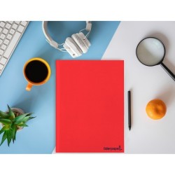 Libreta liderpapel smart a4 32 hojas 60g/m2 cuadro 4mm con margen