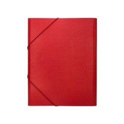 Carpeta clasificadora liderpapel 12 departamentos folio prolongado carton forrado roja