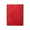Carpeta clasificadora liderpapel 12 departamentos folio prolongado carton forrado roja