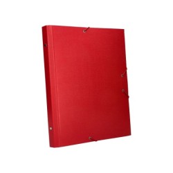 Carpeta clasificadora liderpapel 12 departamentos folio prolongado carton forrado roja