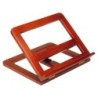 Atril sujetalibros q-connect madera color cognac 330x270x65 mm