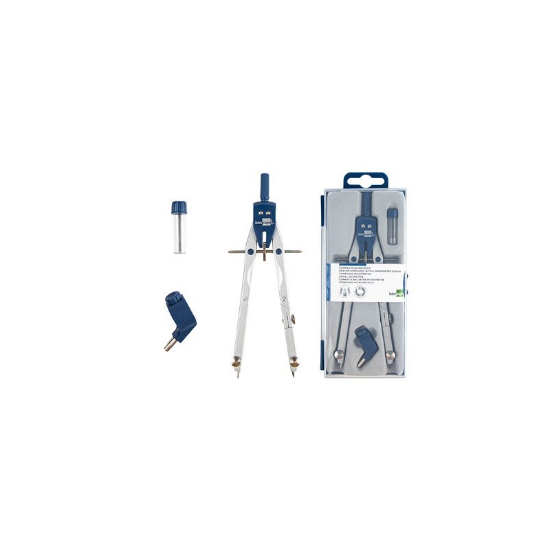 Compas liderpapel micrometrico con adaptador