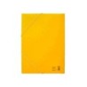 Carpeta liderpapel gomas folio 3 solapas carton simil prespan amarilla