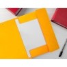 Carpeta liderpapel gomas folio 3 solapas carton simil prespan amarilla