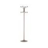 Perchero metalico pie 8 colgadores color gris 177x38 cm