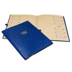 Carpeta clasificador carton compacto saro folio azul 12 departamentos