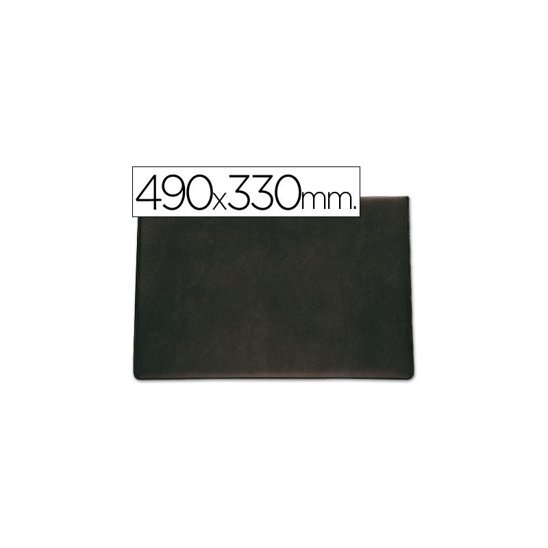 Vade sobremesa saro lujo 710 negro 490x330 cm