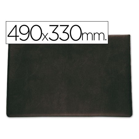 Vade sobremesa saro lujo 710 negro 490x330 cm
