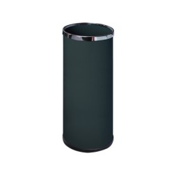 Paraguero metalico 301 negro aros cromado 50x21,5 cm