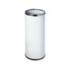 Paraguero metalico 301 blanco aros cromados 50x21,5 cm