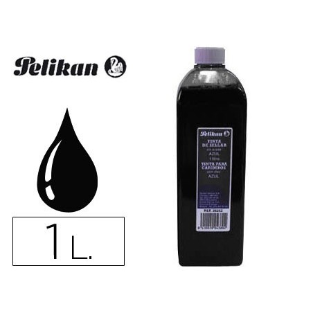 Tinta tampon pelikan negra bote 1 litro