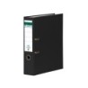 Archivador de palanca elba carton forrado folio negro lomo de 80 mm rado chic
