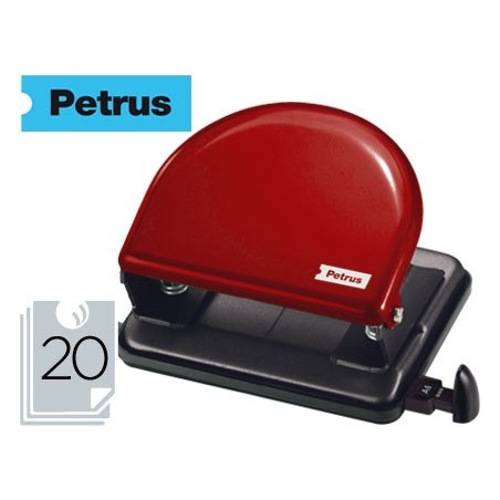 Taladrador petrus 52 rojo capacidad 20 hojas