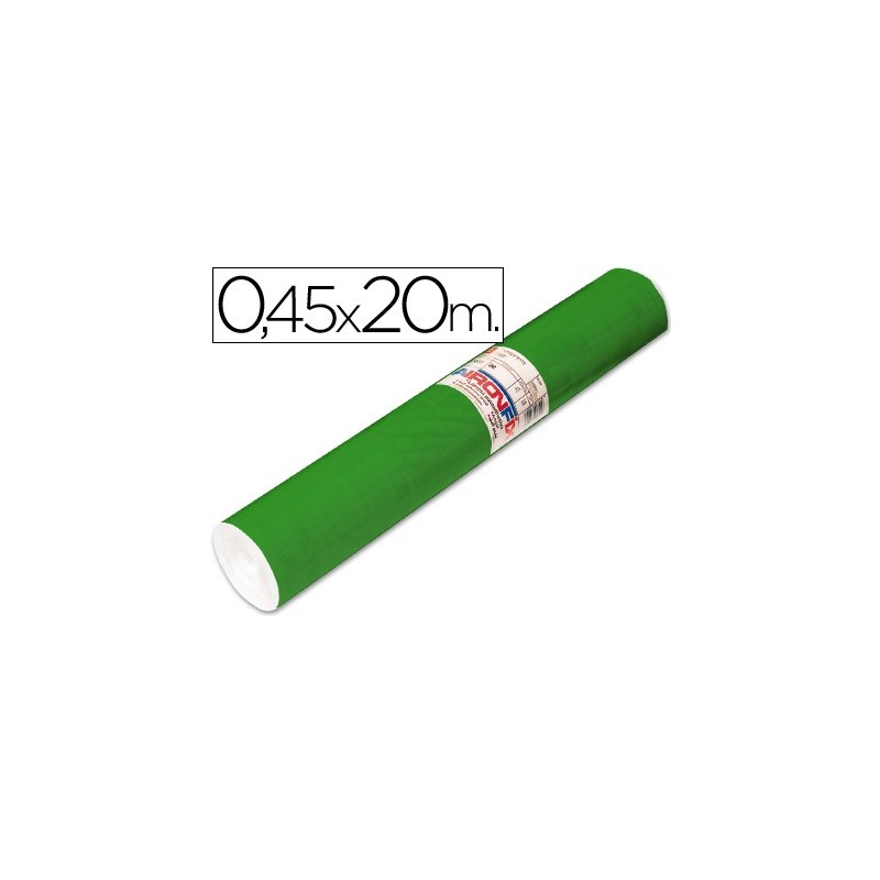 Rollo adhesivo aironfix unicolor verde brillo 67047 rollo de 20 mt Rollo adhesivo aironfix unicolor verde brillo 67047 rollo de 20 mt