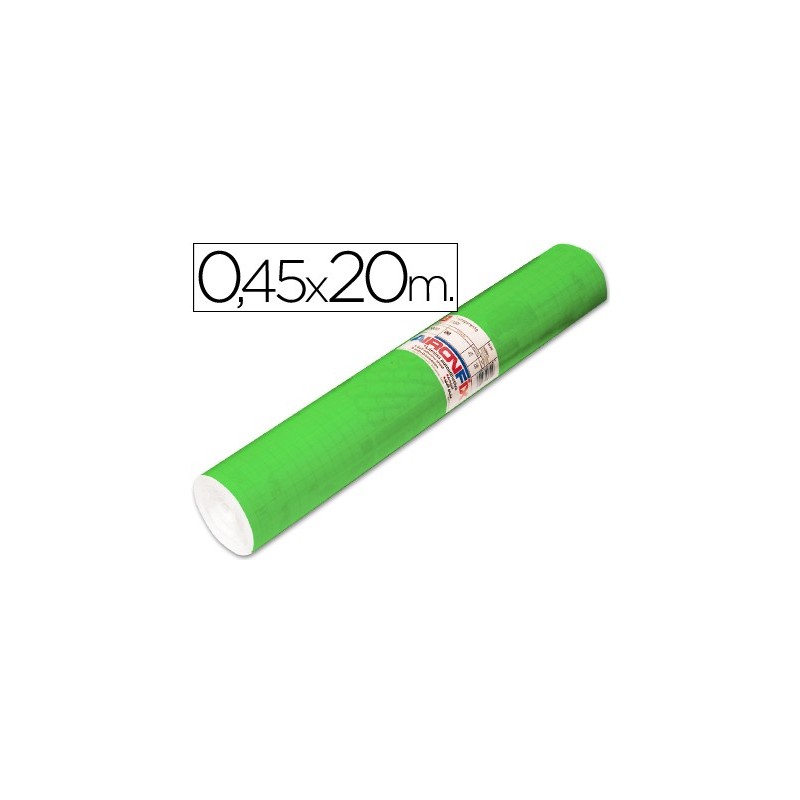 Rollo adhesivo aironfix unicolor verde medio 67005 rollo de 20 mt Rollo adhesivo aironfix unicolor verde medio 67005 rollo de 20 mt