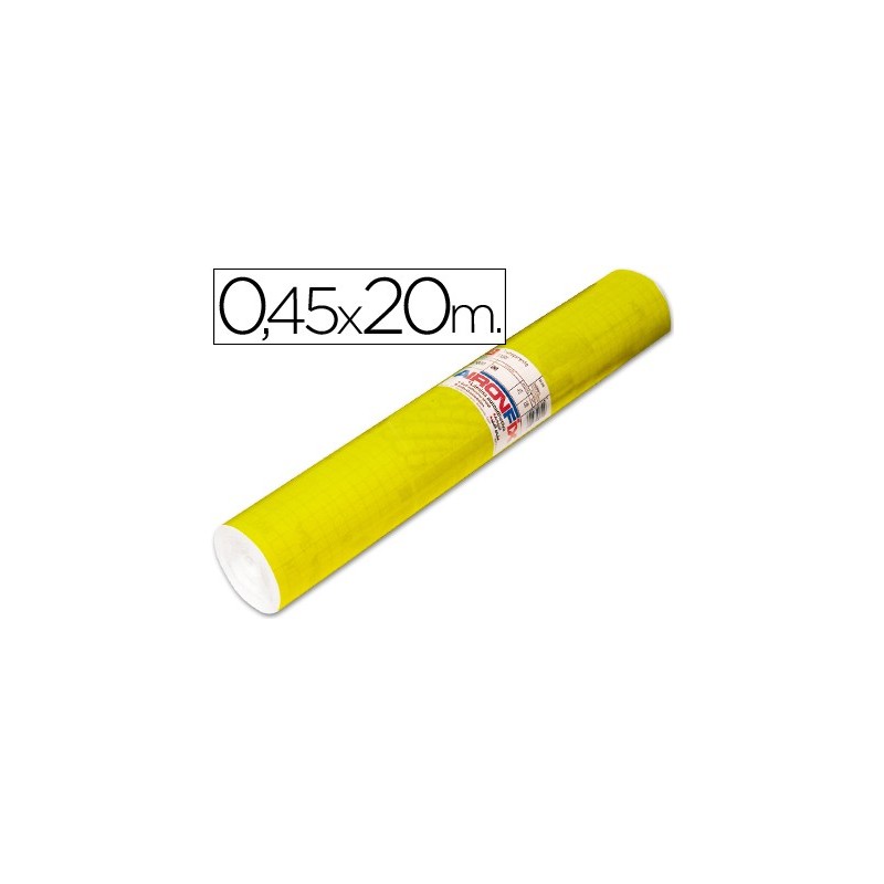 Rollo adhesivo aironfix unicolor amarillo brillo 67007rollo de 20 mt Rollo adhesivo aironfix unicolor amarillo brillo 67007rollo de 20 mt