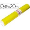 Rollo adhesivo aironfix unicolor amarillo brillo 67007rollo de 20 mt