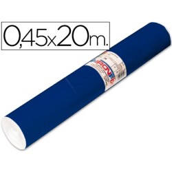 Rollo adhesivo aironfix unicolor azul mate oscuro 67150 rollo de 20 mt