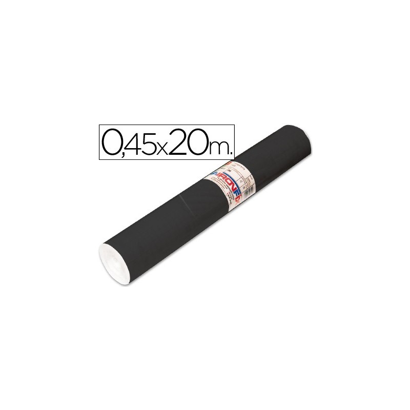 Rollo adhesivo aironfix unicolor negro mate 67004 rollo de 20 mt Rollo adhesivo aironfix unicolor negro mate 67004 rollo de 20 mt