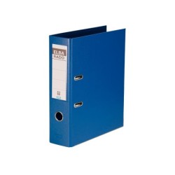 Archivador de palanca elba carton forrado din a4 azul lomo de 80 mm rado plast
