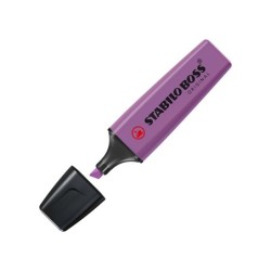 Rotulador stabilo boss fluorescente 70 lavanda