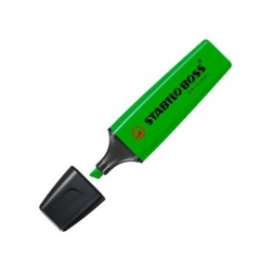 Rotulador stabilo boss fluorescente 70 verde