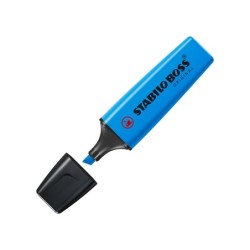 Rotulador stabilo boss fluorescente 70 azul