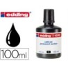 Tinta rotulador edding t-100 negro bote 100 ml