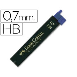 Minas faber grafito 9067 0,7 mm hb estuche de 12 minas